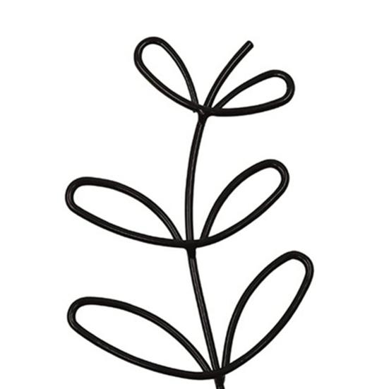 Metal Plant Trellis Leaf Shape Plant Support Frame Planter Insert Wire Trellis for Vine Climbing Plants Indoor Outdoor Potted Plants