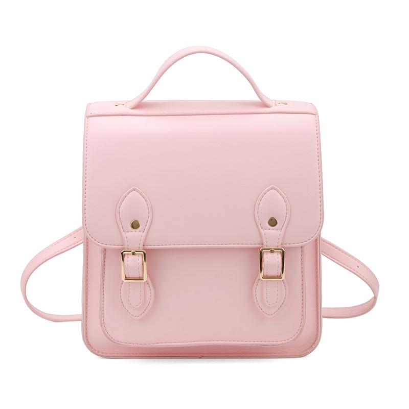 New summer popular fashion backpack simple texture portable women's bag