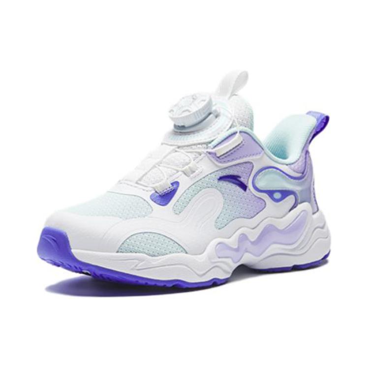 Anta Kids Cloud Escape Comfortable Non-Slip Wear-Resistant Low-Top Running Shoes Kids Sneaker Blue 322349982-3