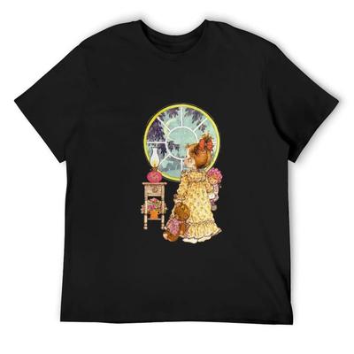 Sarah Kay With Dolls T-Shirt Designer Shirts Quick-Drying Vintage T Shirt Men