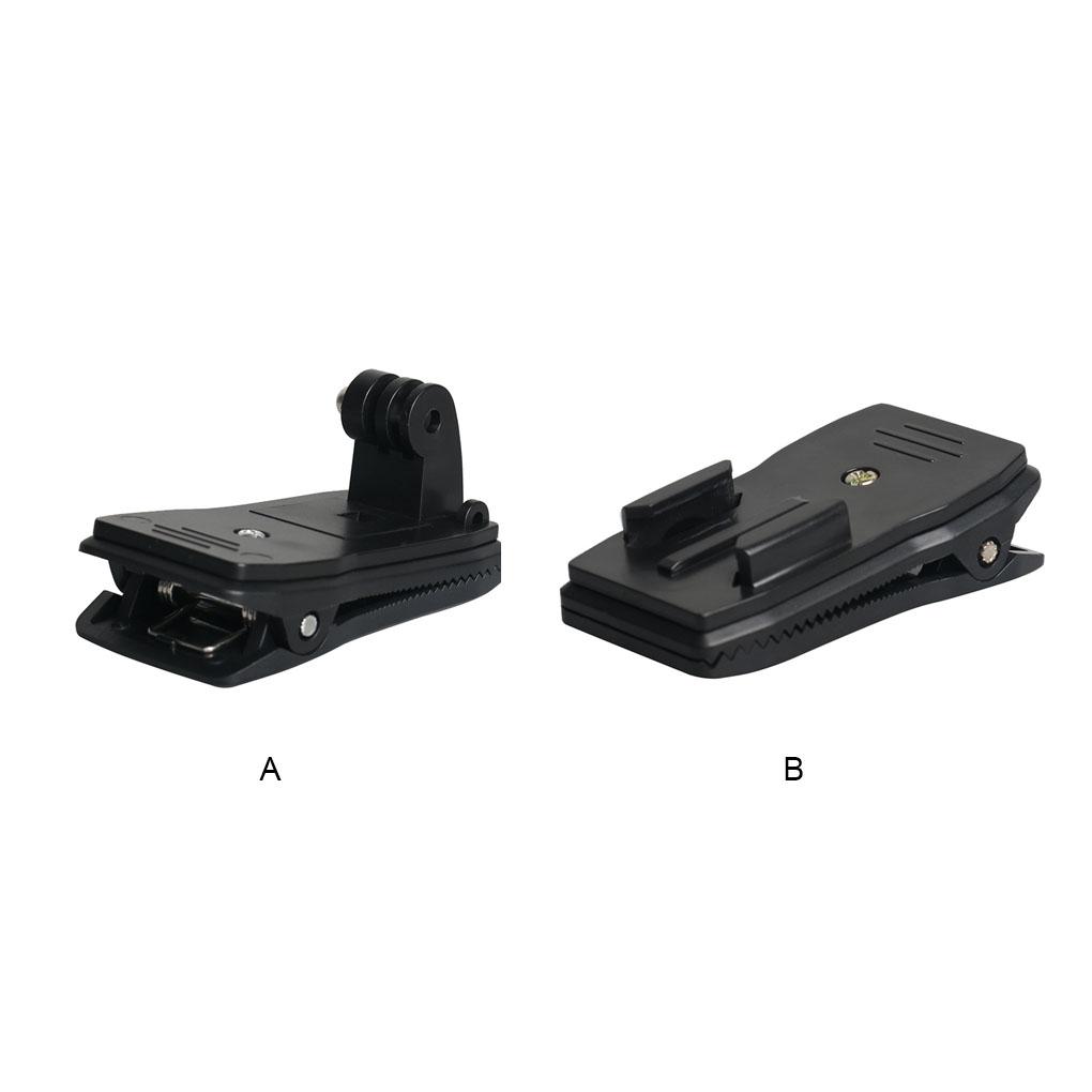 Film Making Sports Camera Mount Clip Outdoor Camping Plastic Rotation Holder Clamp Photo Replacement for 10