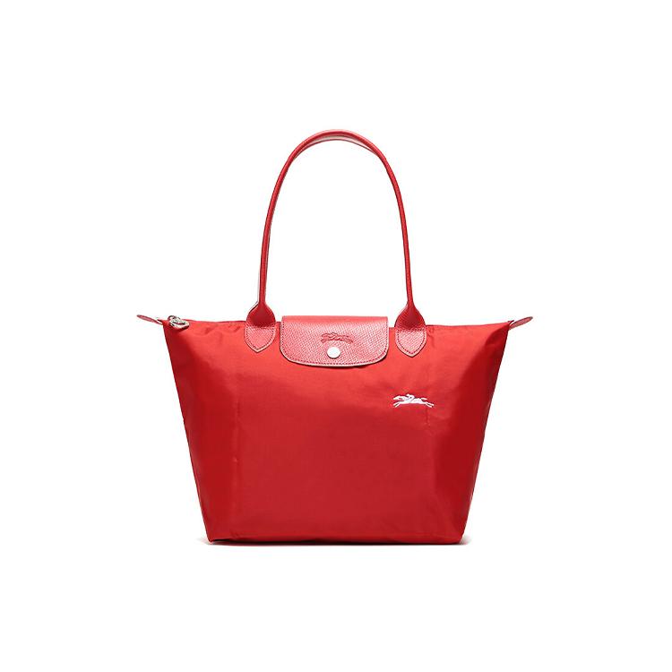 LONGCHAMP Le Pliage Club Fabric Handbag, Shoulder Bag Womens Pitch Red
