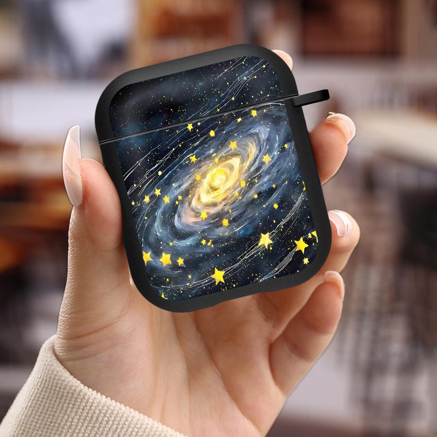 Kosmische Sterne Kopfhörerhüllen Hülle für Airpods Pro 3 Pro2 2 4 Pro3 1