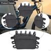 Frame Storage Bag Front Pouch Holder Container Zipper Electric Bike Power for Mini Air Pump Trip