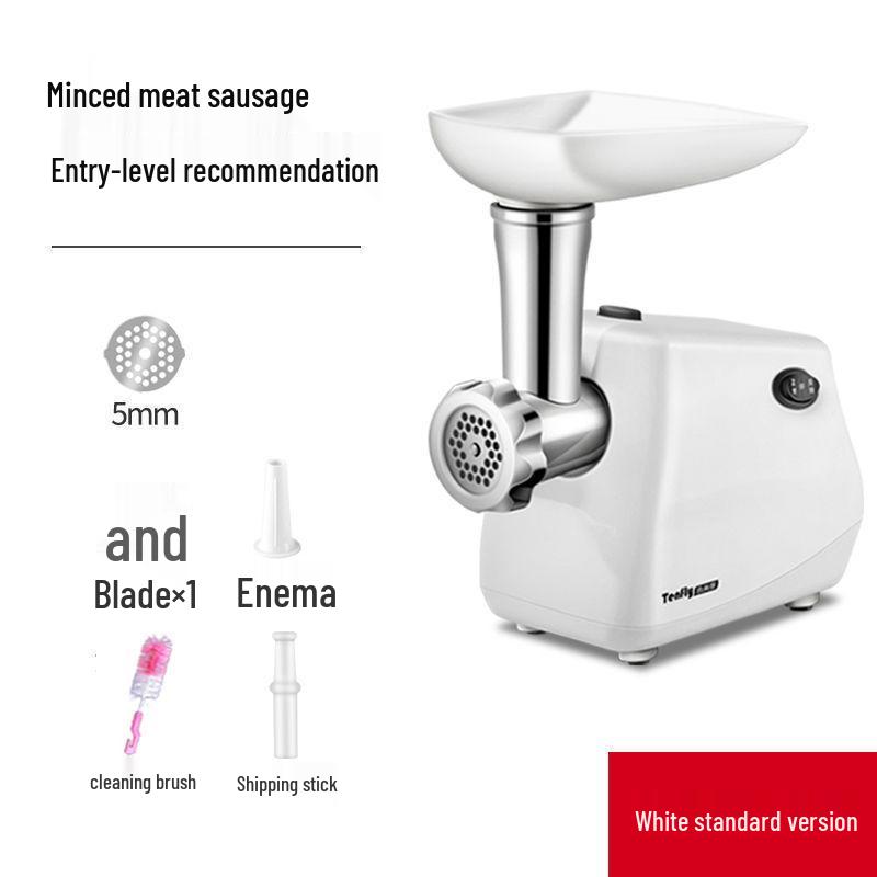 Home Electric Meat Grinder & Sausage Stuffer - Small Stainless Steel Multi-functional Automatic