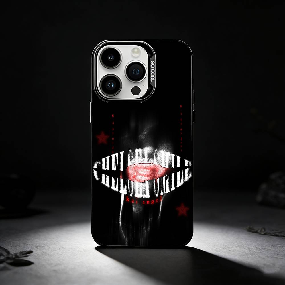 Чехол для телефона Singer K-Kai Angel Damage для iPhone 17,16,15,14,13,12,11 Plus,Pro Max,XS,Цветной серебристый чехол для телефона iPhone13