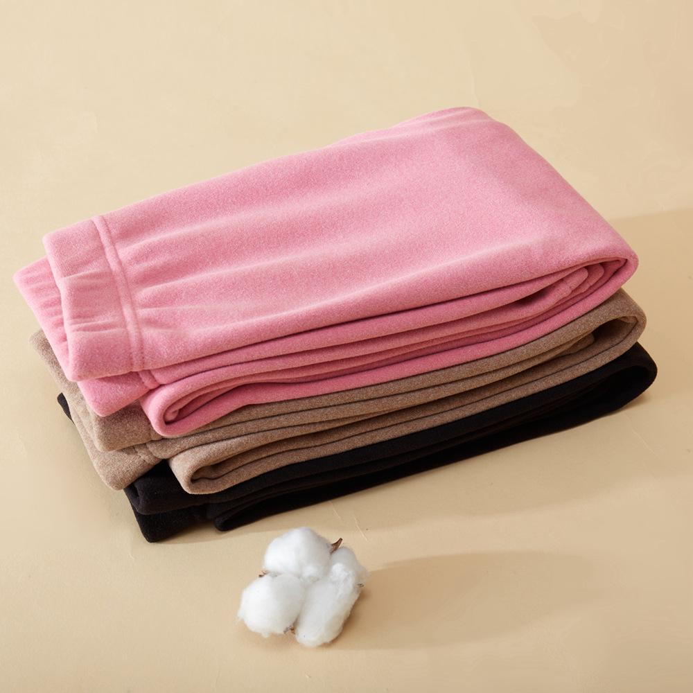 Koala Fleece Women's Extra Thick Alpaca Wool Underwear Set - Fleece-Lined, Round Neck Warmwear for Middle-Aged and Elderly.