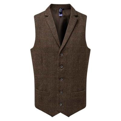 Mens Herringbone Waistcoat