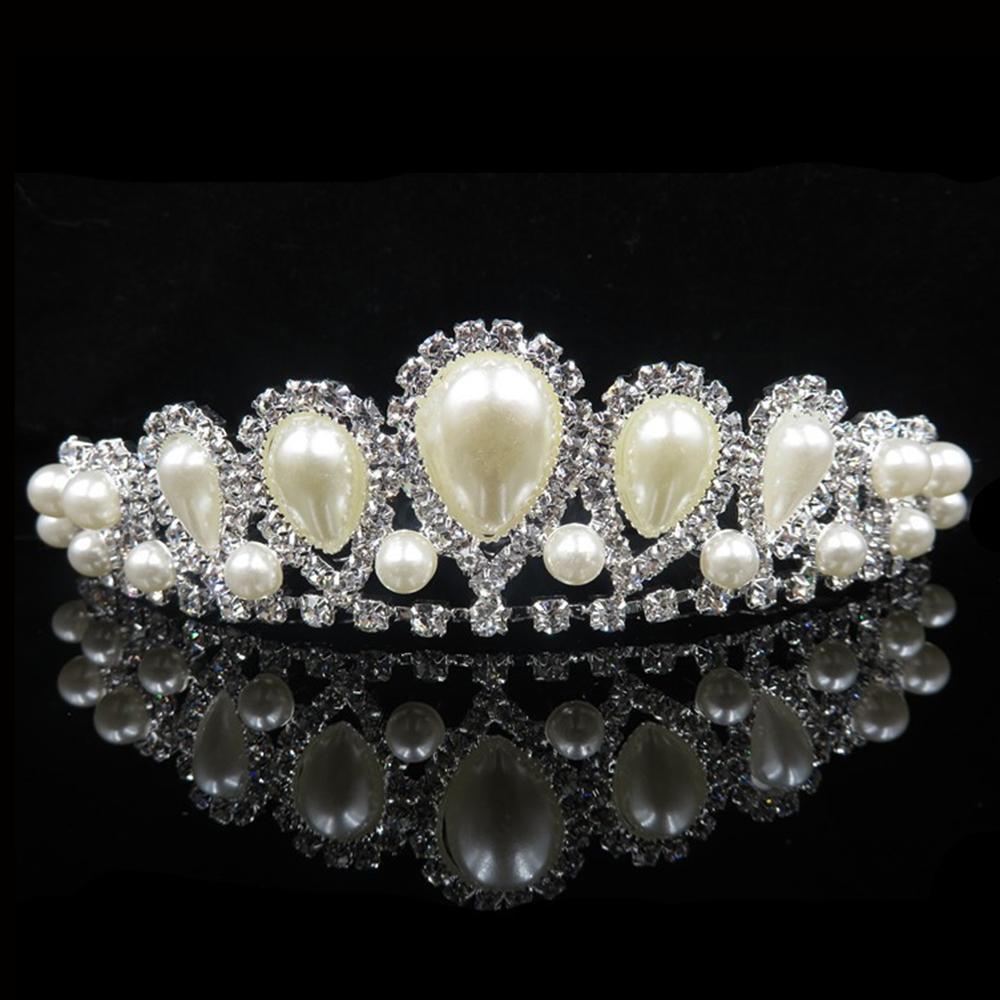 Princess Crown For Girls Party Bridal Crown Tiara Diadem Crystal Floral Wedding Bridal Hair Accessories Head Jewelry Gifts