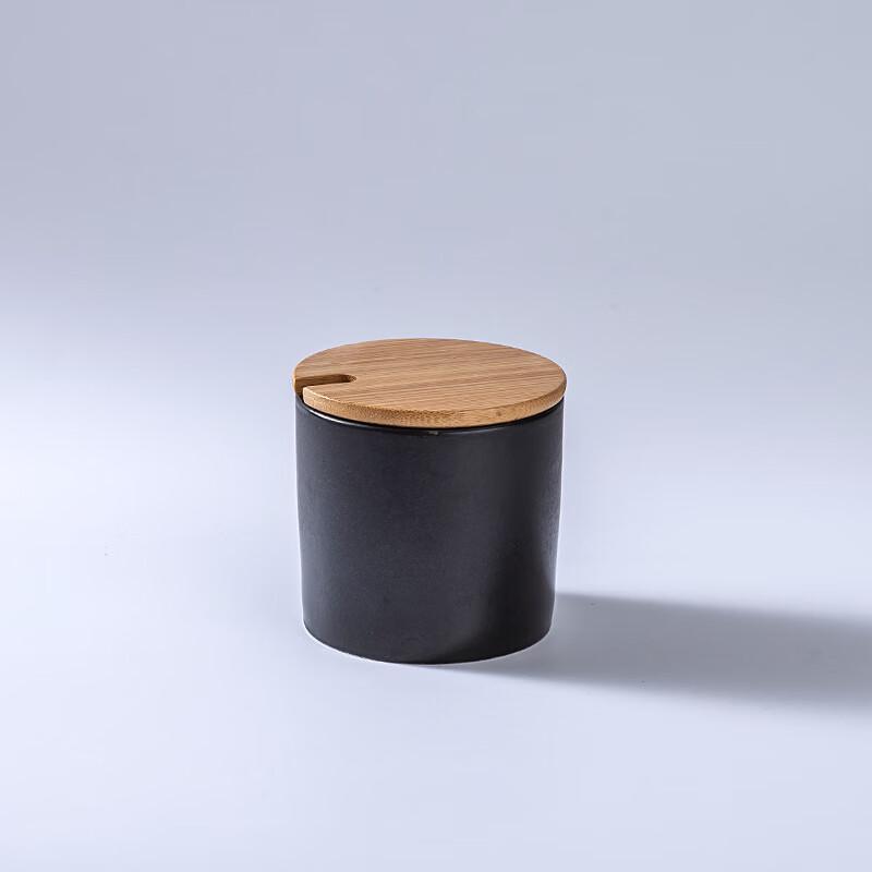 

Ceramic Kitchen Condiment Jars with Lid & Spoon