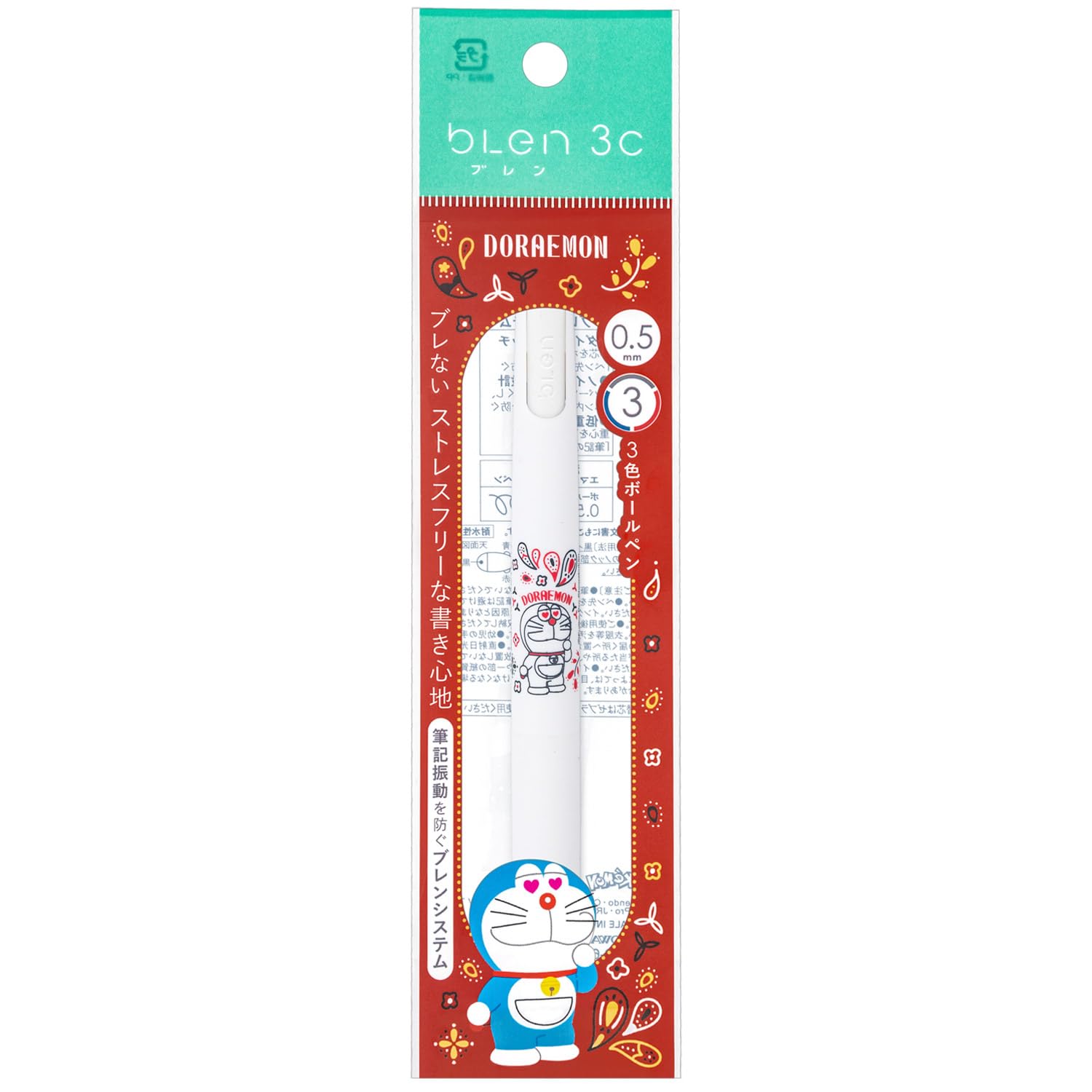 

Showa Note Doraemon Multicolor Ballpoint Pen Blen 3 Colors A Pattern 833214005 0.5mm