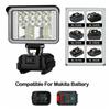 3/4/5/8Inch Waterproof Direct Flood Lights For Makita 18V Cordless Work Light USB Garage Workshop Camping Emergency Lights