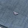 Emporio Armani Solid Color Square Neck Single-Breasted Short Sleeve Shirt Men Shirts Blue 6R1CA6-1DRLZ-0941