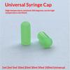 20Pcs Food Grade Silicone Rubber Needle Cover Syringe Sealing Test Tube End Cap Syringe Needle Seal Caps
