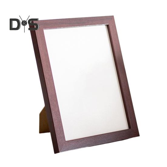 6/7/8/10-Inch/A4 Vintage Wooden Photo Frame Clear Glass Picture Display Frame Rustic Home Office Bedroom Desktop Photo Holder Decoration