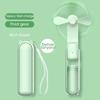 New Handheld Mini Portable USB Rechargeable Folding Fan with Power Bank Dual Cooling for Camping Outdoor Travel