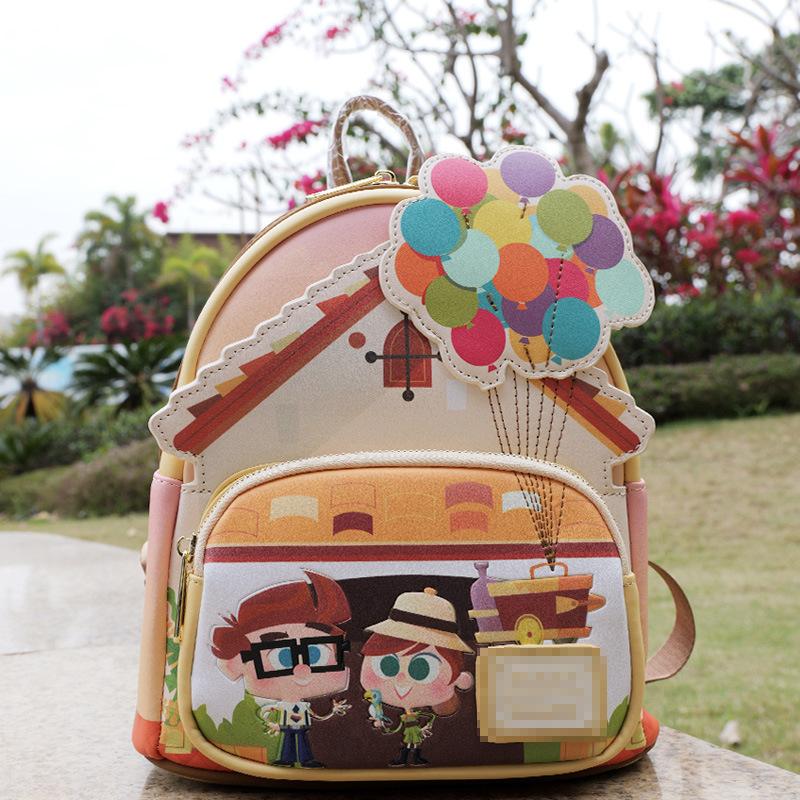 1 шт. Женская сумка через плечо с двойными ремнями, кошелек, школьный рюкзак, милый рюкзак с мультяшной девочкой, подарок