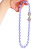 Wind Retro Natural Chalcedony Imitation Jadeite Violet Quartz Rock Design Sense Collarbone Chain Necklace, Guarantee