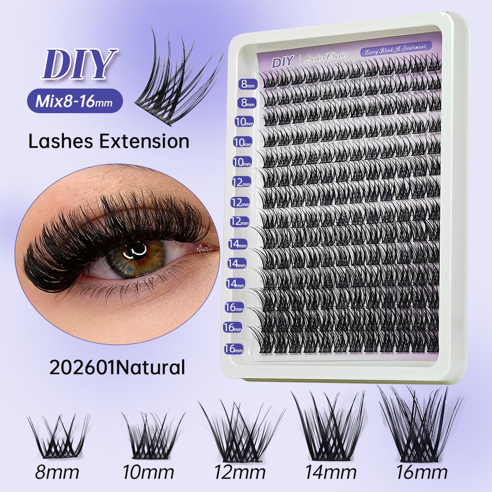 False Eyelashes False Eyelashes 30D40D False Eyelashes 240 Tufts False Eyelashes Book