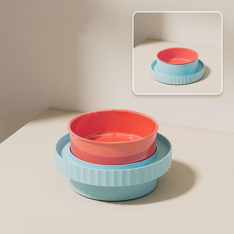 Creativity Anti-Spill Cat Bowl Feeding Water Protecting Cervical Spine Anti Splash Feeding Cats Dogs Bowl Pet Feeding Supplies