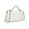Calvin Klein Elegant Commuter Letter Shoulder Chain Mixed Material Tote Bag Small Women handbags Lily-White 4F3282G-FUP