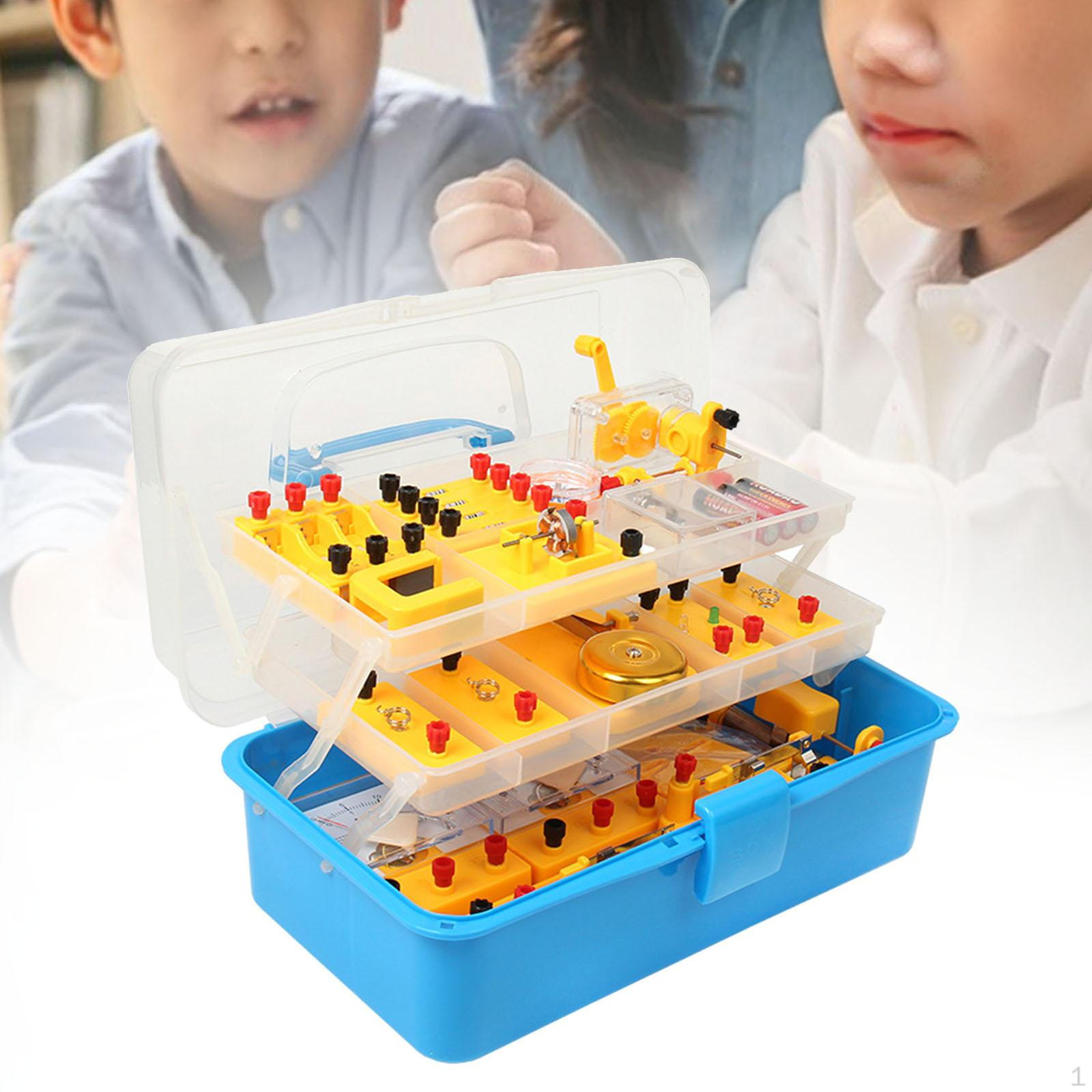 

Electrical and Electromagnetic Experiment W Storage Box Gifts School Physics Educational Toy