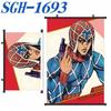 Bizarre Jojo'S Adventure Poster Scroll Painting Peripheral Hanging Painting Bedside Living Room Background Wall Cloth Painting