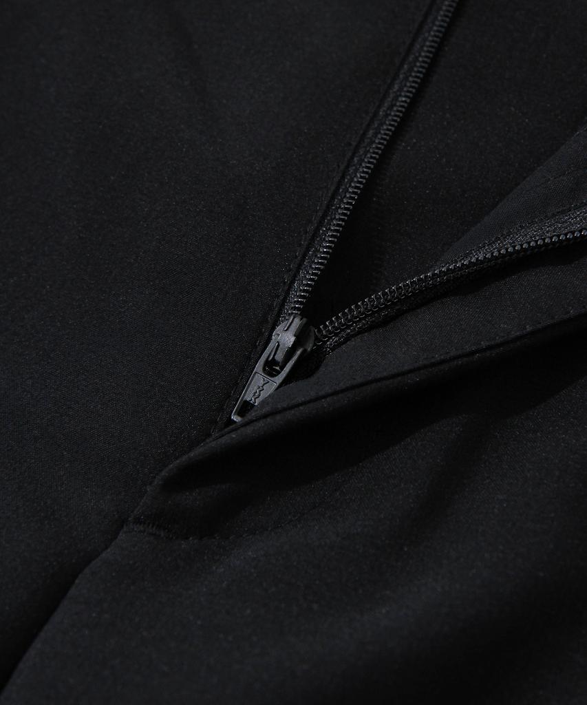 DIAMOND LAYLA Two-Tuck Wide Banding Slacks P14 Black