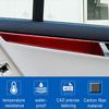 Red Carbon Fiber Interior Door Panel Cover Trim For Mercedes-Benz C-Class W204
