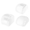 Punch-Free Silicone Door Stopper: Transparent, Adhesive, Anti-collision, Safe, Silent Flat Head Bumper