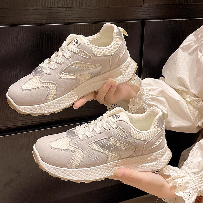 Fashion Walking Shoes for Men Women 2025 New Mesh Lace-up Summer Breathable Comfortable Tennis Shoes Original Trendy Sneakers