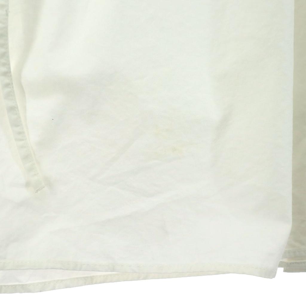 Lily Brown Short Sleeve Frill Shirt Dress F White LWFO222081 Women Used