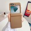 Solid Color For Samsung Galaxy Z Flip 5 6 7 FE 5G Magnetic Phone Case Shockproof Hinge Protective PC Hard Shell Back Cover