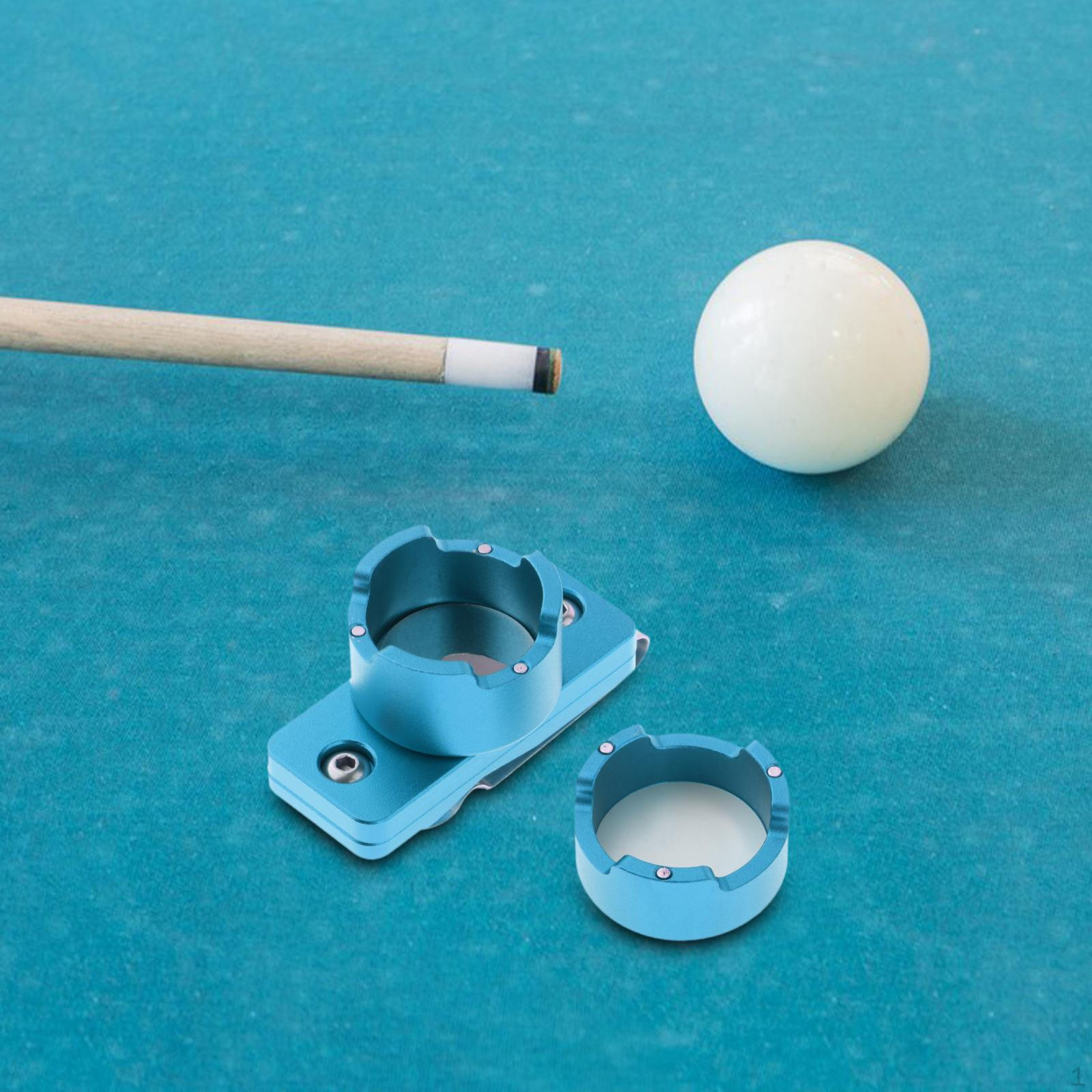 

Pool Billiard Chalk Holder Accessory Pocket Snooker Case blue