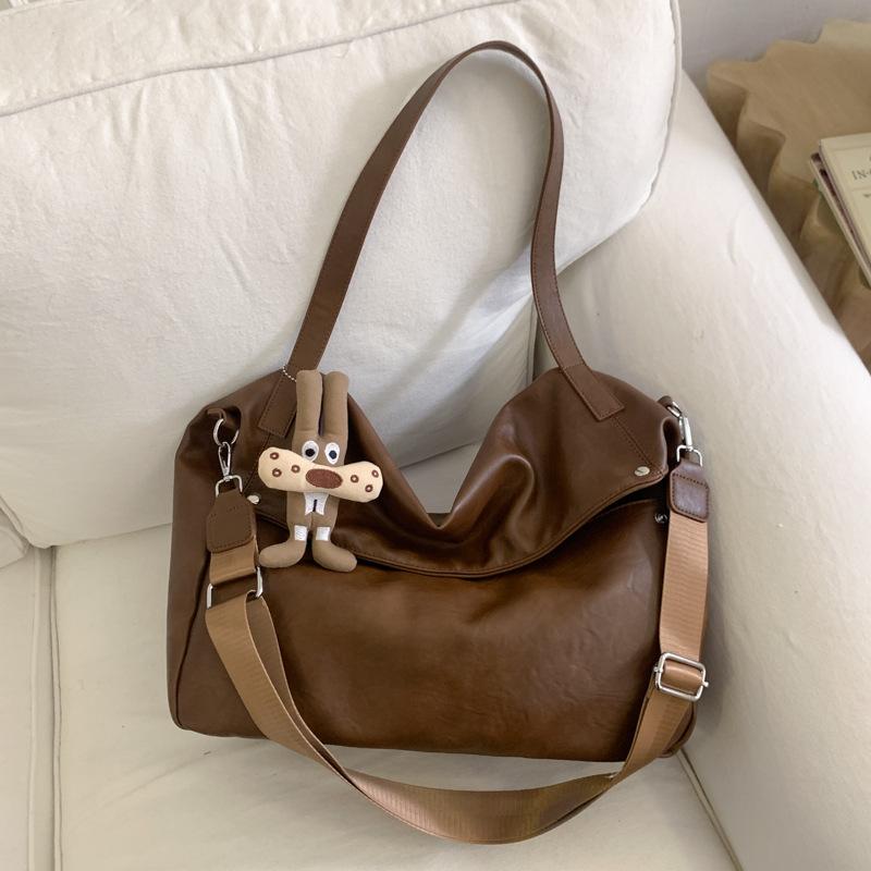 2025 New Large-capacity Tote Bag Fashion High-end Retro Bag Women's European and American Style Commuting Versatile Shoulder Bag