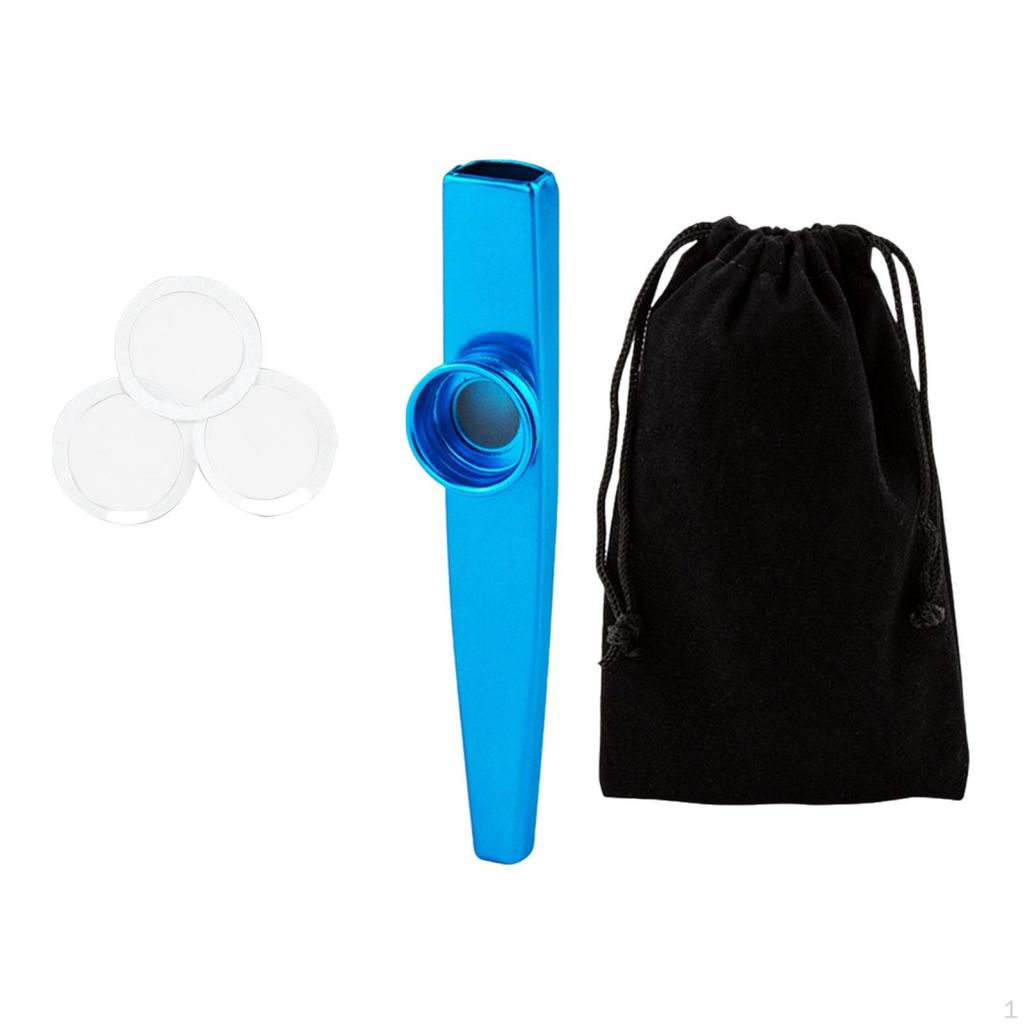 Kazoo Flute Gift Bag Fillers Party Decorations Easy To Play with 3 Replacement Membranes Musical Toy