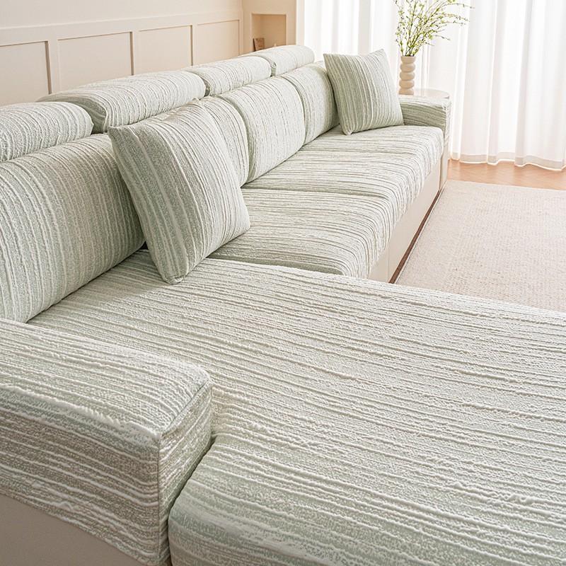 

Summer Ice Silk Elastic Sofa Cover All Inclusive Universal Set New All Inclusive Anti Cat Scratch Sofa Cover for Summer 90-140cm
