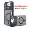 Acrylic PC+TPU Magsafe Case for Nothing Phone 3(3) Frosted Magnetic Wireless Charging Phone Cover for Nothing Phone3 Shell Funda
