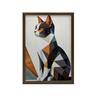 Geometry of a Cat In a Modern Landscape Geometry of a Cat In a Modern Landscape, 70X100 Cm, Unframed, Premium Canvas On Stretcher