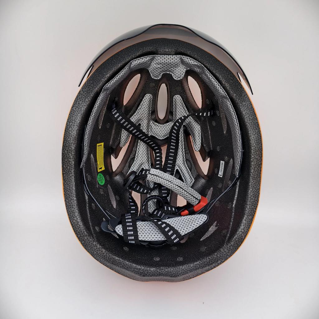 Sf Express City Helmet with Magnetic Visor, Sun Protection, Ventilation, Integrated Design, Lightweight, Breathable, Anti-Fall Equipment