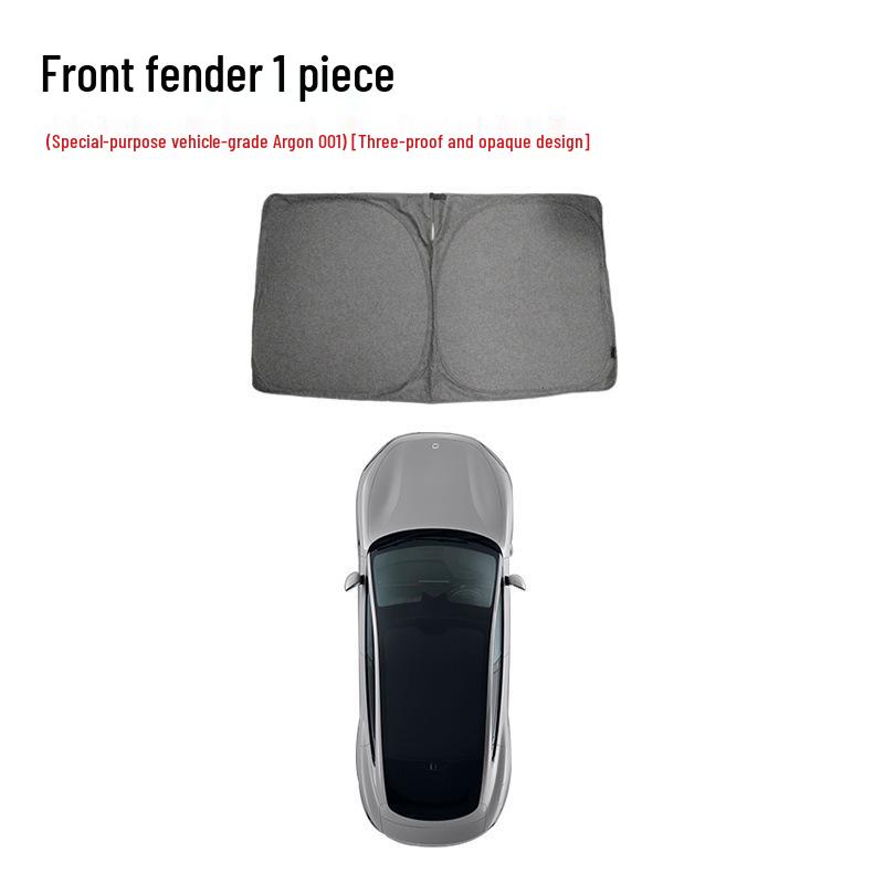 2024 ZEEKR 001 Sunshade: Heatproof, Mildew-Proof, Opaque Privacy with Ice Crystal Design