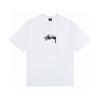STUSSY American-style Printed Short-sleeved Shirt STU780 White