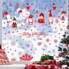 Christmas Decorations Holiday Party Decoration Window Stickers Pvc Static Stickers Window Decorations