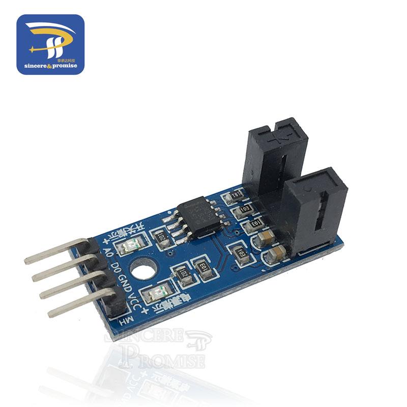 Photoelectric Beam Speed Sensor Module 3.3V-5V Slot-Type Optocoupler Tacho-Generator Counter For Arduino/51/AVR/PIC Diy Kit