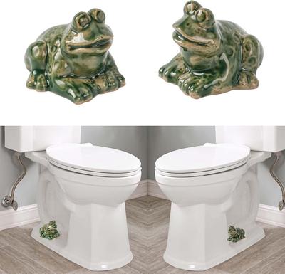 Frosch Toilettenbolzenkappen Dekorativ, Frosch Keramik Toilettenbolzenabdeckungen, Keramik Dekorative Toilettenbolzenabdeckungen Kappen, Toilettenbolzenkappen Frösche