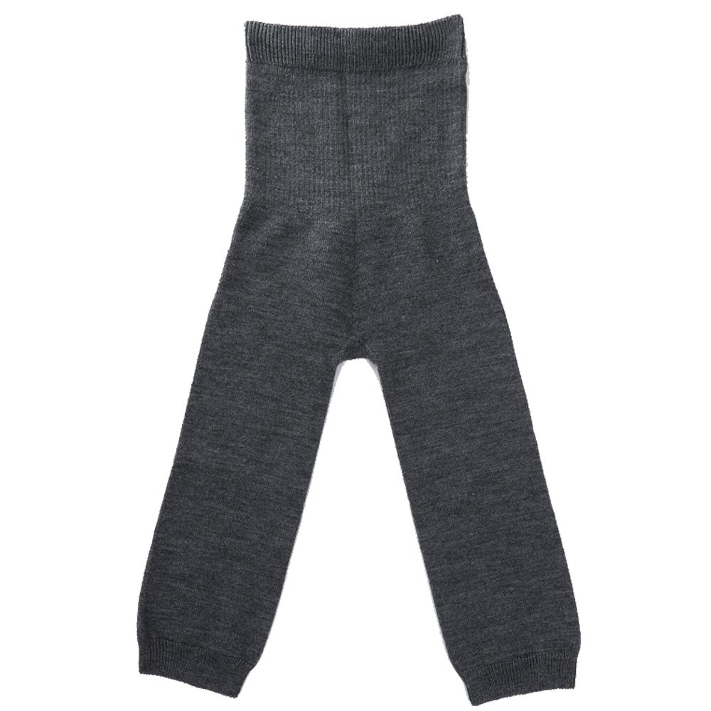 Belly Warmer Pants In Nara [kasane Lab] Silk-lined, Wool-lined [Regular type/Knee-length] (Gray) [Made Japan/Koryo-cho, Prefecture]