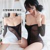 Sex Stockings Mesh Coat Perspective Transparent Hot Diamond Gypsy Onesie Sexy Passion Set 5217