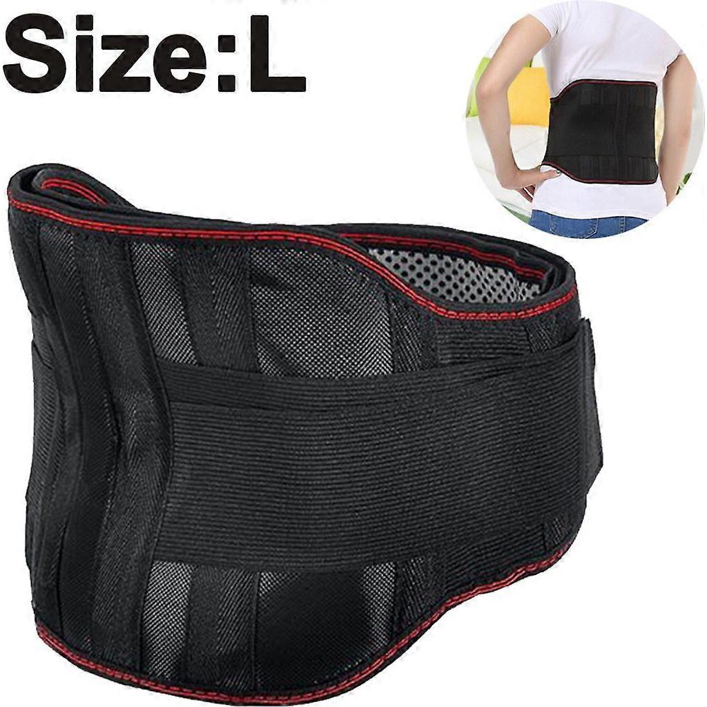 Back Support, Back Support Belt for Pain Relief, Adjustable Waist Trimmer Belt Double Closure, Lumbar Support