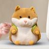 PP Cotton Backpack Hamster Plush Toys With Avocado Bag Hamster Stuffed Toy  Home Decor
