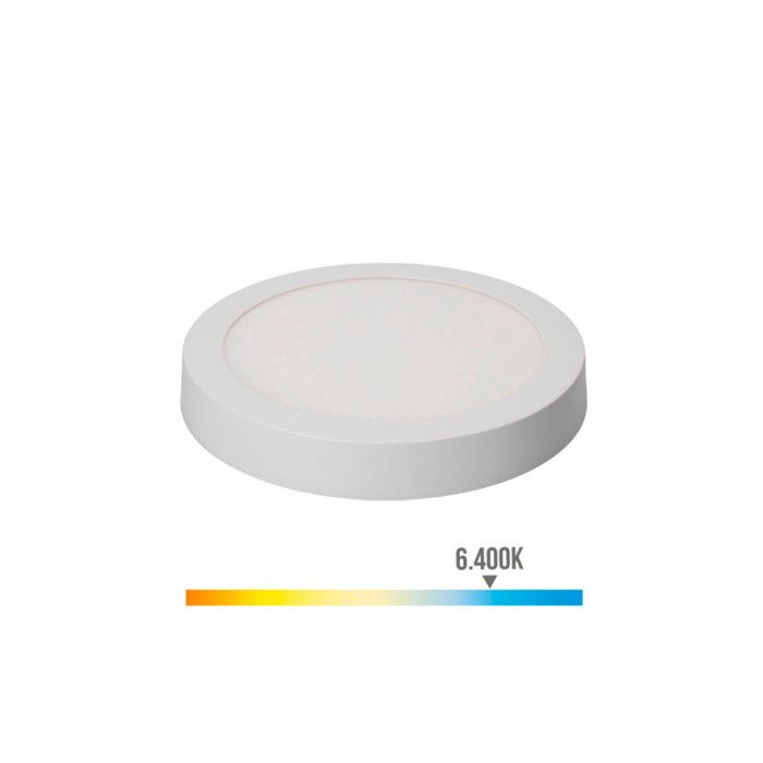 Plafonieră LED EDM - 20W - 1500lm - 6400K - Alb - 31594